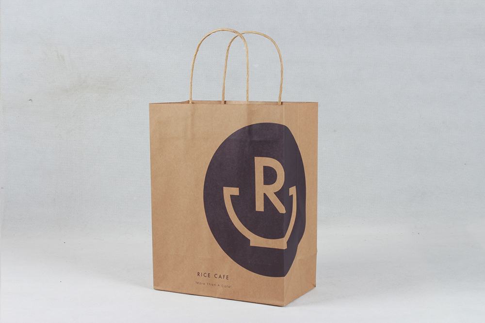 簡(jiǎn)約型牛皮紙袋 RICE CAFE
